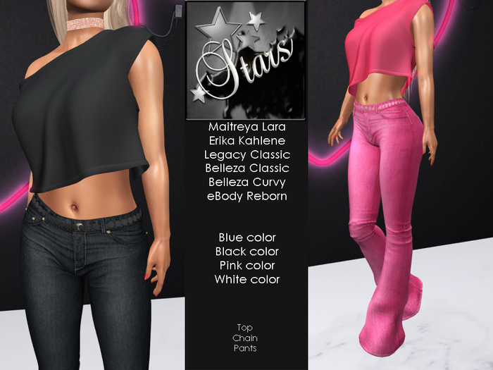 Second Life Marketplace PROMO Stars Lucy 2 promo outfit